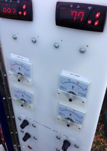 Drew's control panel - Front