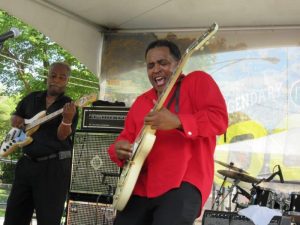 Eddie Cotton at 2016 Chicago Blues Festsm