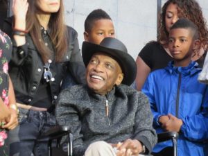 Otis Rush and family at 2016 Chicago Blues Festivalsm